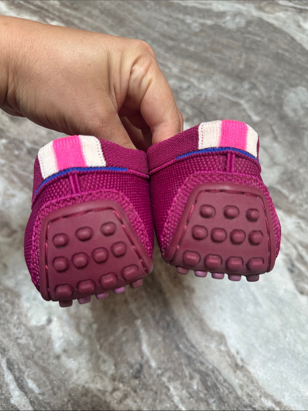 Rothy’s The Driver Loafers in Raspberry - Picture 5 of 8